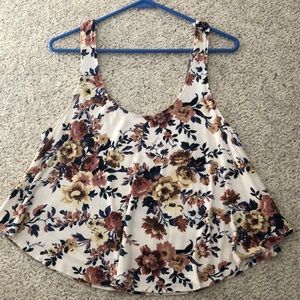 American Eagle Floral Tank Top